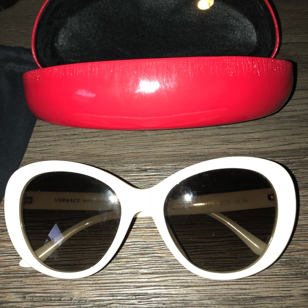 VERSACE SUNGLASSES WHITE